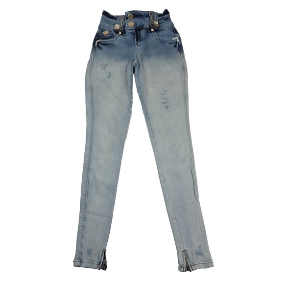 Express Denim - Pit Bull Jeans Vintage 1998 Distressed Stretch Skinny